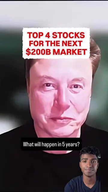 Top 4 stocks for $200 billion robotics markets.  If you want to ride the robotic