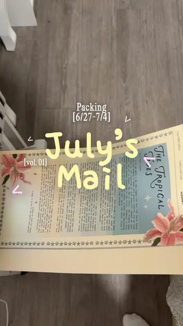 Hey lovely community 💕 I have a few updates for you: 💌 All July Mail Club orde