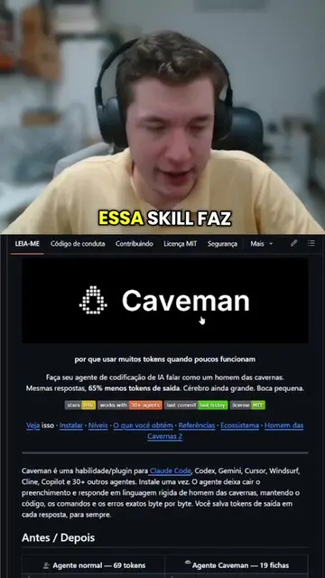 Essa skill faz a sua IA falar igual um homem das cavernas. O nome dela é caveman