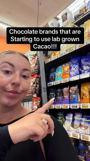 Lab grown chocolate is coming to our shelves soon 🤦‍♀️ using olive app to make 