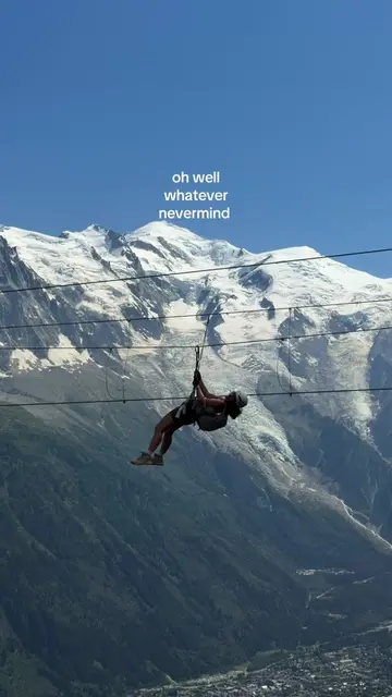 Moment when nothing matters #Hiking #viaferrata #montblanc 