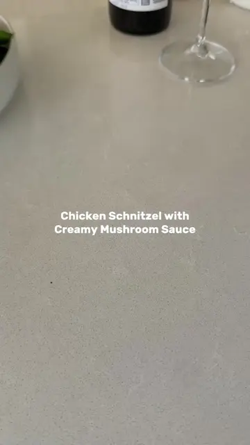Chicken Schnitzel with Creamy Mushroom Sauce. I am never disappointed when I mak