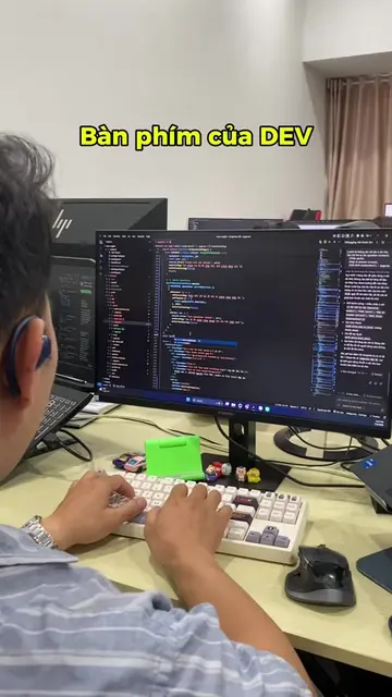 Bàn phím của dân Dev là đây chứ đâu, kỷ nguyê Ai dev #software #thietkeapp #anti