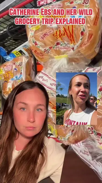 Catherine Ebs and her wild grocery trip explained #catherineebs #grocery #grocer