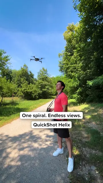 A single spiral movement can completely transform your drone footage. The QuickS