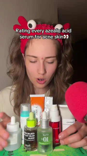 AD | Rating azealic acid serums so u stop wasting your money 🤡‼️#azealicacid #s