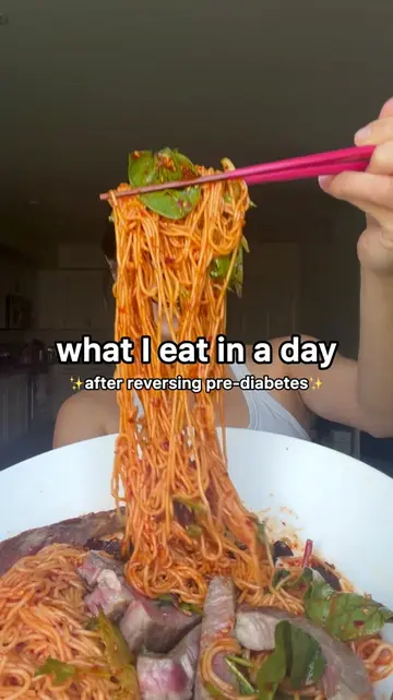 What I eat now AFTER reversing pre-diabetes! Eating good and feeling good🙂‍↕️✨�