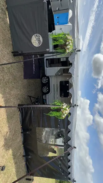 My mommas Awning ⚜️🤩 #awning #fyp ##viral #Home #trend 