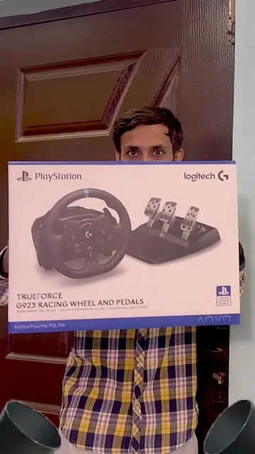Steering Wheel Unboxing Logitech G923 🕹️🎮🔥 #logitechg923 #unboxing #LearnOnTi