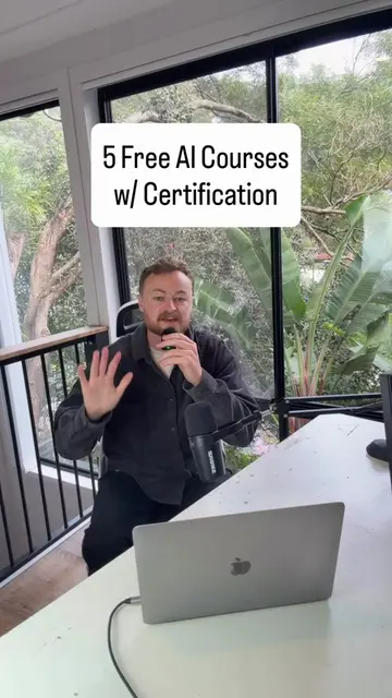 5 free AI courses that give you an actual certificate for your resume & LinkedIn