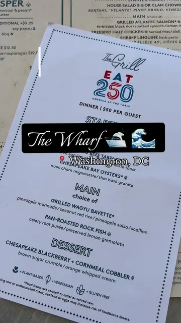 POV: your perfect solo day date is at The Wharf and it costs less than you think