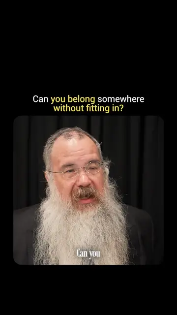 Fitting in and belonging are not the same thing. Fitting in is about being accep