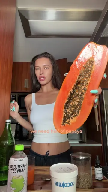 Breakfast for your glow, digestion & hormone’s balance >> Papaya for the daily d
