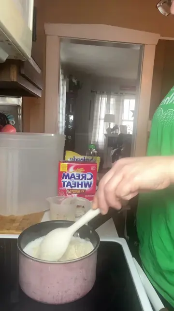 Tried the viral cream of wheat recipe that I’ve been hyperfixated  about needing