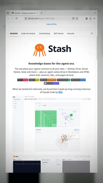 Stash Stash is the shared memory hub that finally gives your team's coding agent