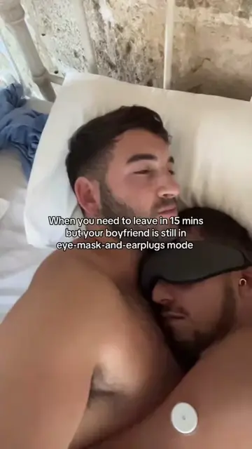 Reuniting In a few days and remembers this will be my life  #gaycouple #sleepy