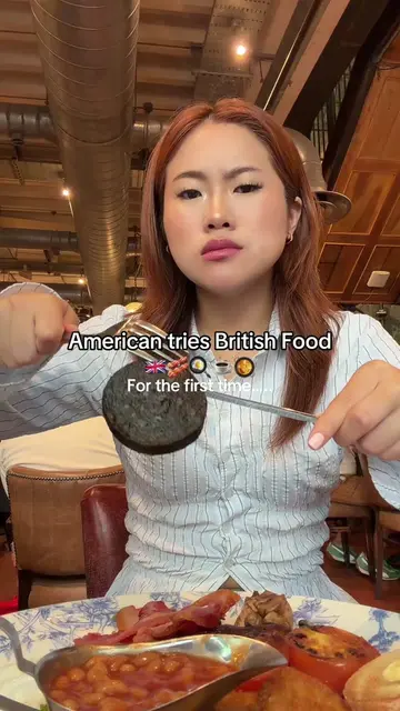 American tries British food FOR THE FIRST TIME….. guys here’s my hot take…🇬🇧🍽