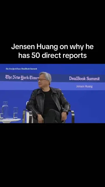 Jensen Huang has 50 people reporting to him directly at NVIDIA. What an unconven