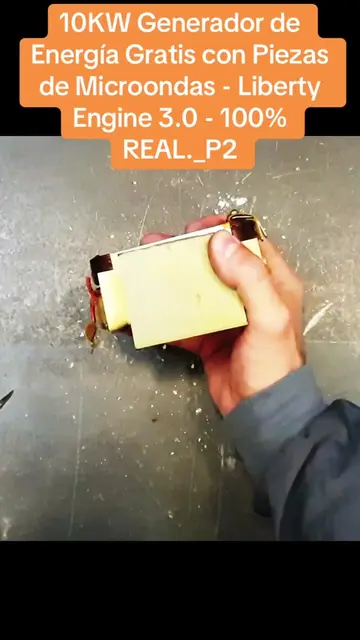 10KW Generador de Energía Gratis con Piezas de Microondas - Liberty Engine 3.0 