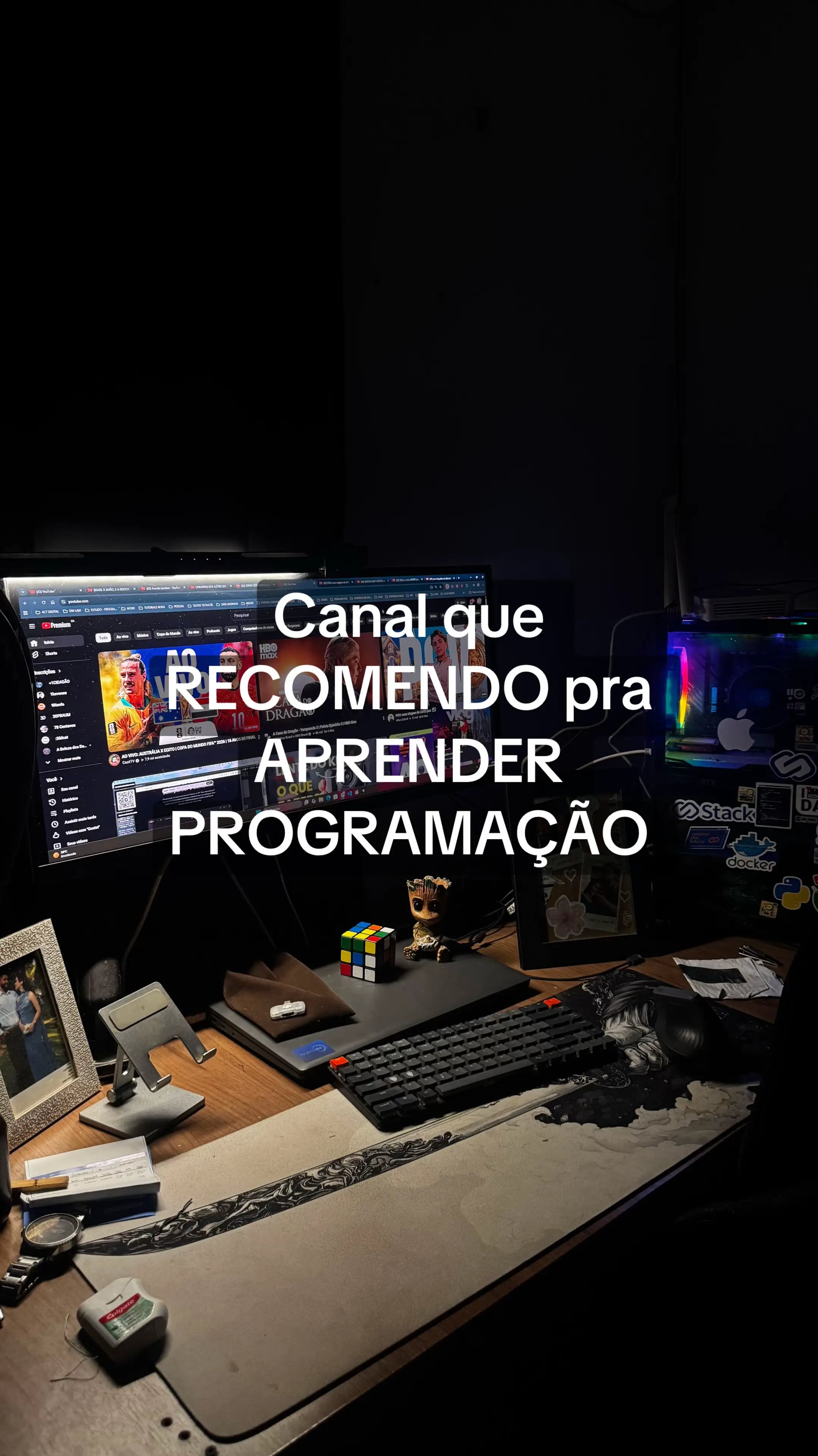 Essa é um conjunto de playlists pra você aprender programação e sair do nível de