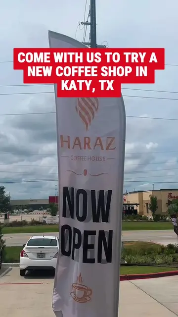 Haraz Coffee House in Katy/Cypress TX. Come with us to try a new coffee spot! @n