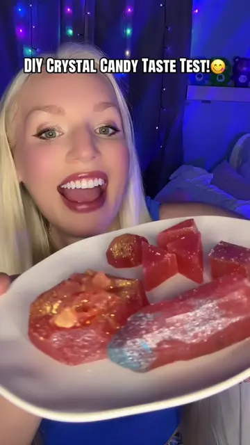 DIY Crystal Candy Taste Test!😋Use code ALYSSA @Silky Gem Crystal Candy for a di