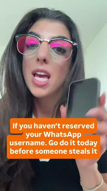 If you haven’t reserved your WhatsApp username go do it today before someone ste