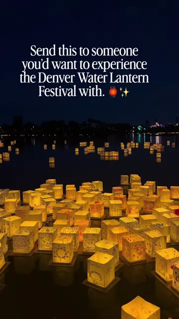 Denver! Get your tickets to the @Water Lantern Festival  Enjoy a magical night w