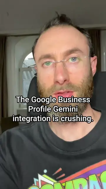 The Google Business Profile Gemini integration is crushing. Darren Shaw is one o