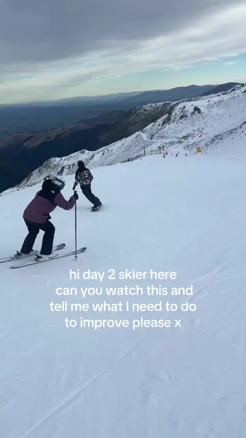 Learning to ski is HUMBLING lol xx #skiing 
