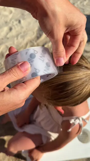 Summer hack ✨ #creatorsearchinsights #lifehacks #Summer #shine #hairhack 