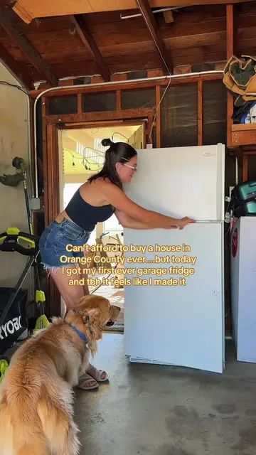 Facebook marketplace find of the weekend 🎉 #garagefridge #fridgerestock #drinkf