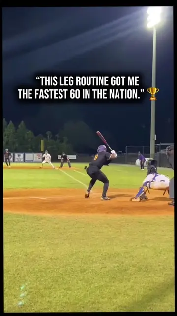 The leg workout that helped make me one of the fastest players in college baseba
