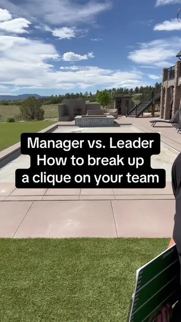 How to break up a clique on your team like a leader, not a manager 🔥 Launching 