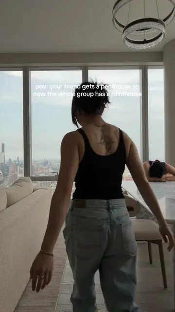 ignore Felix in the corner we stayed out til 4 last night #nyc #penthouse #frien
