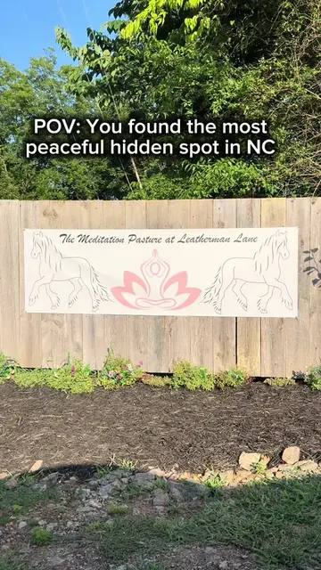 Peaceful besties this one’s for you‼️ @TheMeditationPasture in Concord, NC is th
