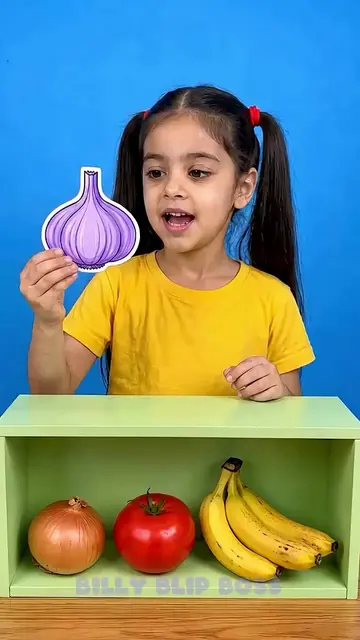 Blind Taste Challenge! 👅🍌 Taste Test Fun! 🍎🧅 #kidsvideo #sensoryplay #guessi
