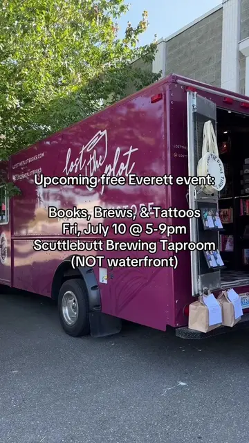 Join us for Books, Brews, and Tattoos every 2nd Friday at Scuttlebutt Brewing Ta