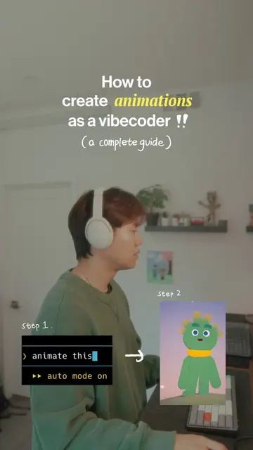 How to create animations as a vibe coder (Devlog day 15 ☁️☁️) #devlog #buildinpu