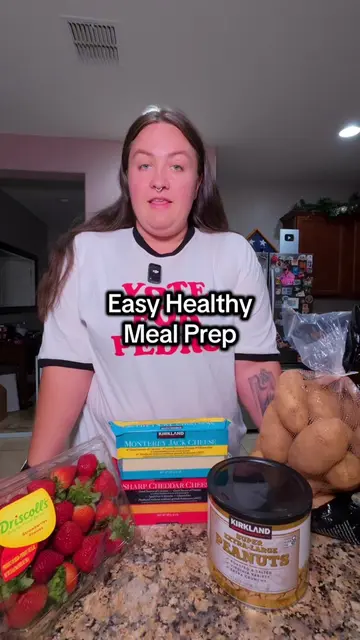 Easy healthy miscellaneous meal prep for my family of 2 today included prepping 
