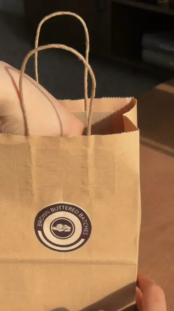 POV: You found the most satisfying way to wrap a cookie. 🍪✨ The little details 