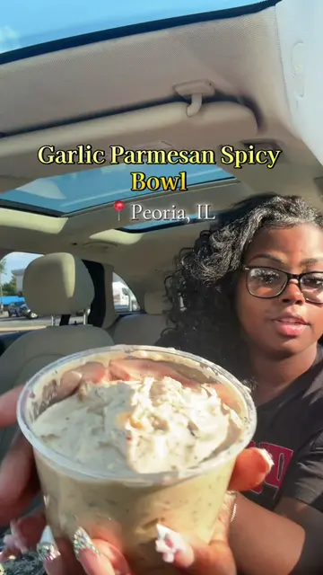 Spicy Garlic Parmesan Spicy Bowl. Best in Peoria,IL🔥🔥 #spicybowls #garlicparme