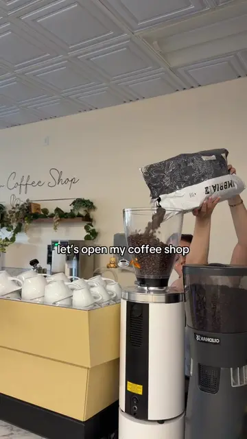 Let’s open my coffee shop @simplycoffeeshop 🤎 #simplycoffeeshop #coffeeshopowne