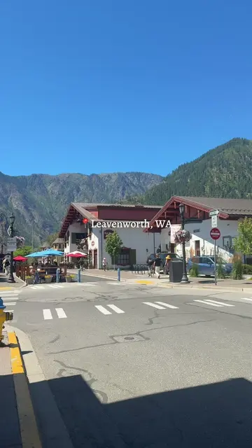Leavenworth in the summer 😍☀️ #leavenworth #pnw #views #roadtrip #washington 