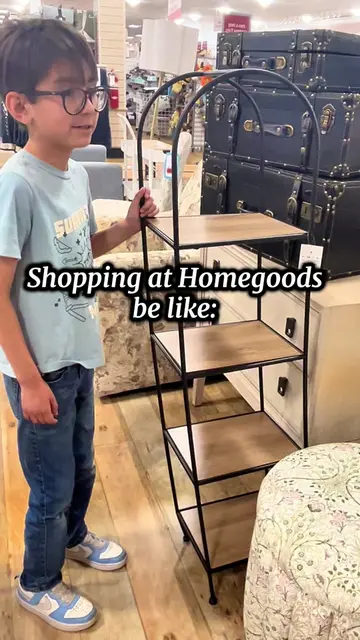 Shopping at @HomeGoods and touching all the wobbly furniture #homegoods #homegoo
