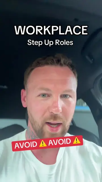 AVOID STEP UP ROLE PROMOTIONS IN THE WORKPLACE #workplace #promotions #stepup #c
