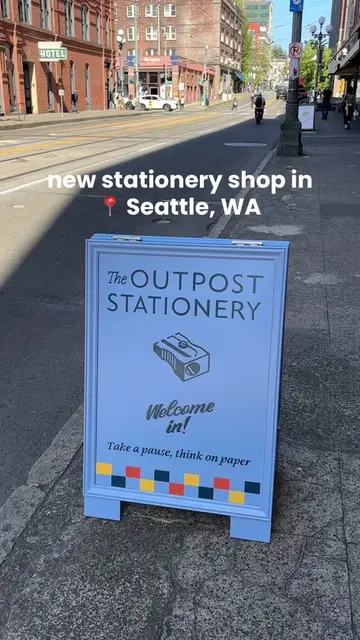 finally got to stop by The Outpost Stationery in Pioneer Square and absolutely f