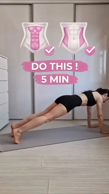 Fast Abs: 5-Min Routine ⏱️   No excuses—just 6 powerful exercises done in 4 sets