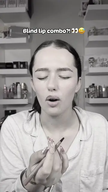 Blind choosing lip combo 😧✨ - what do we think? Yay or nay? 👀 #fyp #trendingvi
