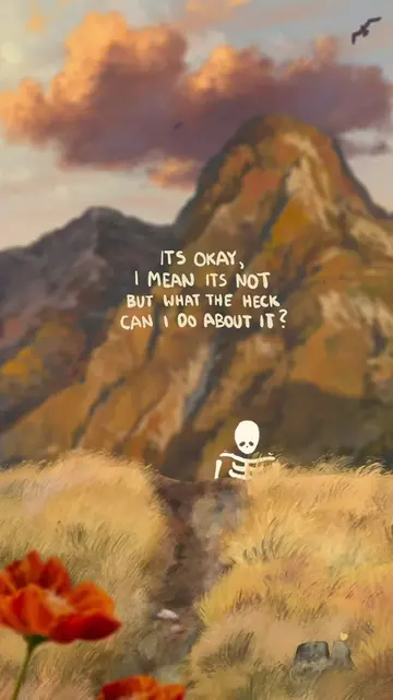 I think it’s important to remember this lesson: that even when things aren’t oka
